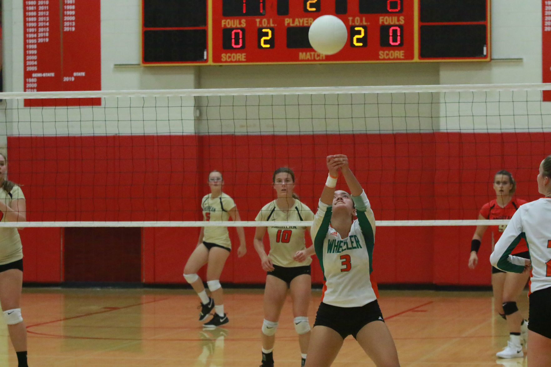 Gallery: Girls volleyball - Wheeler at Andrean